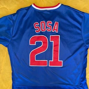 Chicago Cubs Sammy Sosa Jersey Majestic Size 48
